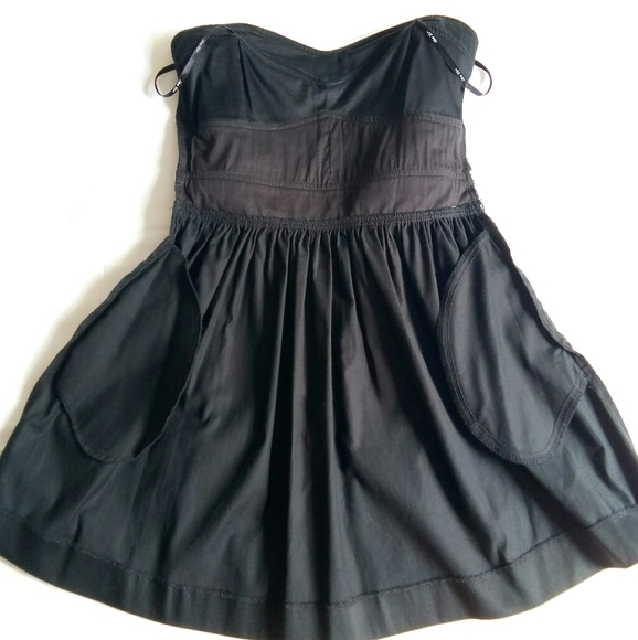 NWT Lucy Love Strapless Mini Dress Black - Picture 6 of 9